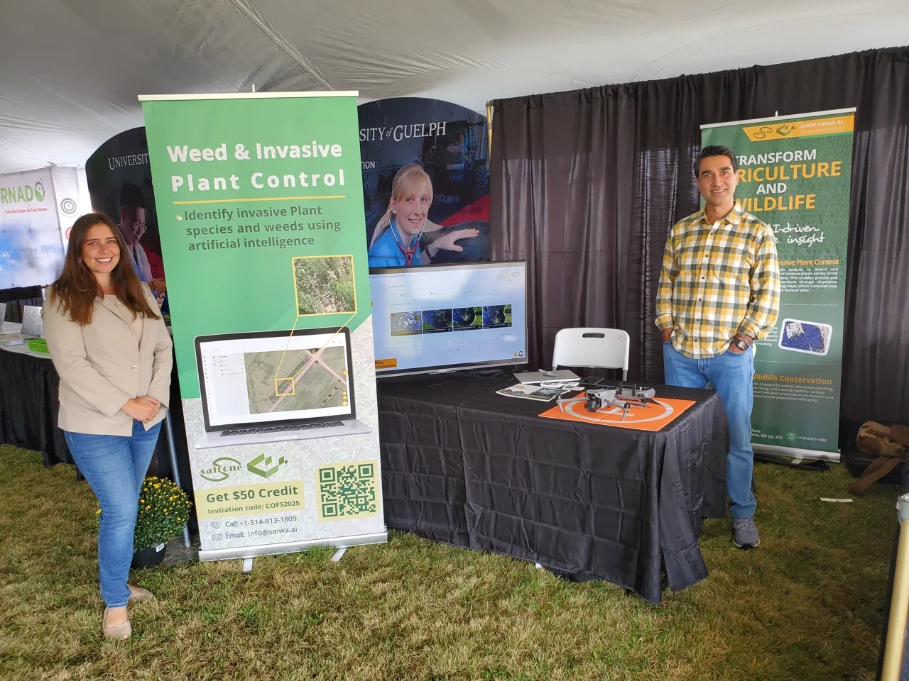 Kate Withers Hess and Peyman Saidi