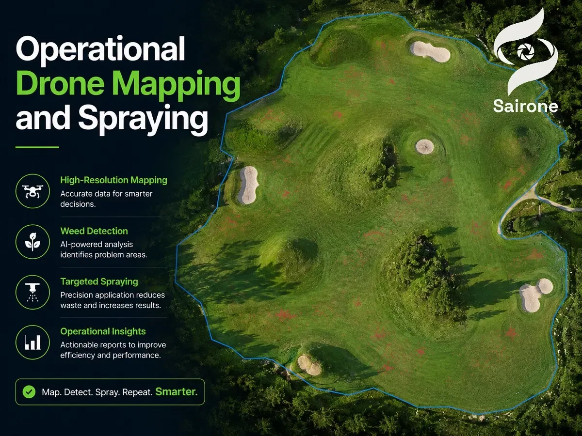 Operational Drone Mapping and Spraying