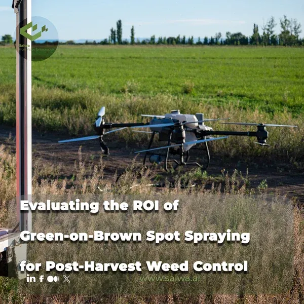 Evaluating the ROI of Green-on-Brown Spot Spraying for Post-Harvest Weed Control