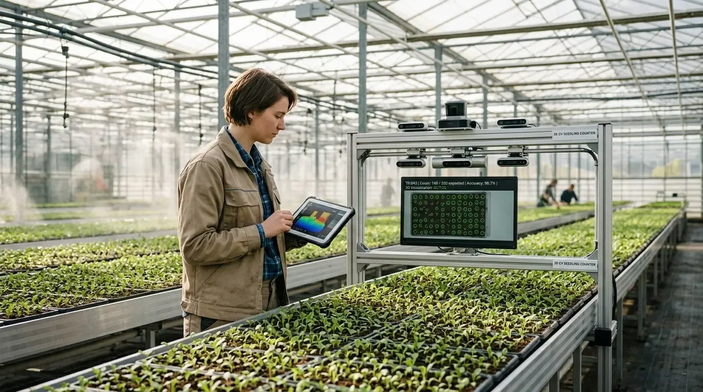 Stereo Vision Cameras for Seedling Counting