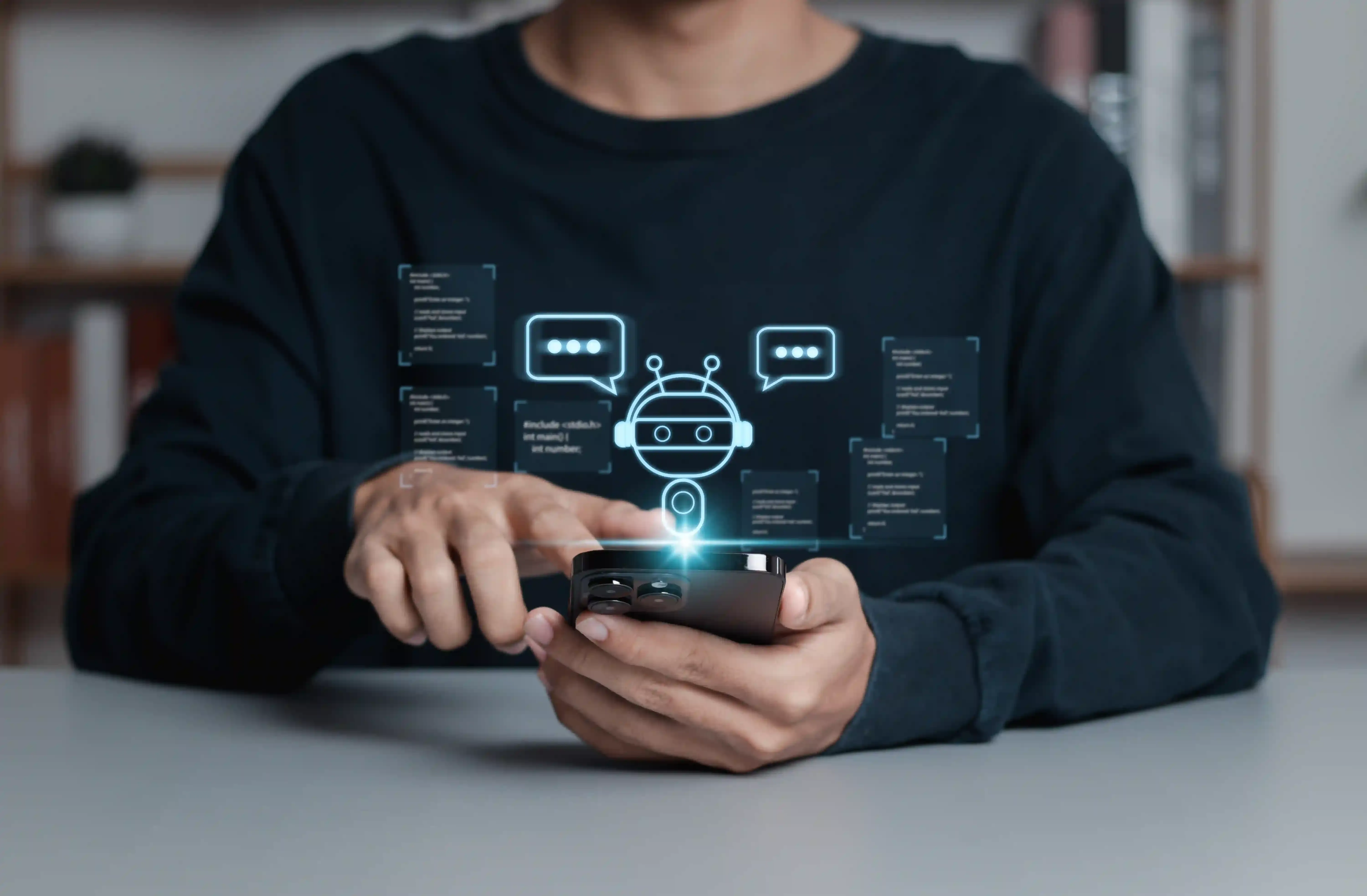 Chatbot artificial intelligence intelligent robot technology ai artificial intelligence technology online customer service application prompt generate